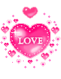 coração love gif para download i love pink