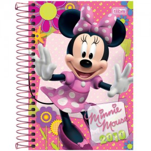 agenda cor-de-rosa Minnie