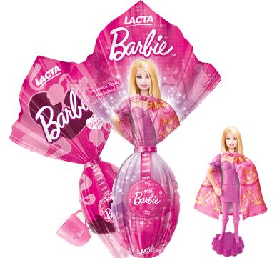 Ovos de Páscoa Pink - Barbie (Lacta)