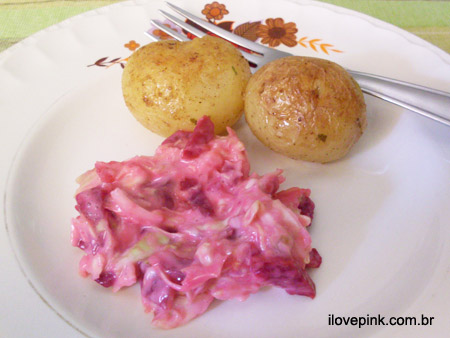 Salada (salgada) Cor-de-Rosa - I Love Pink