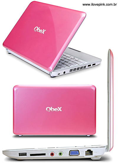 Netbook rosa Qbex