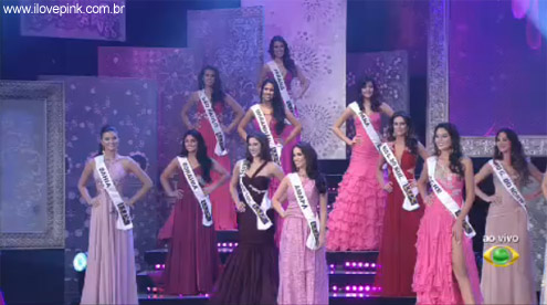 I Love Pink - Vestidos cor de rosa do Miss Brasil 2011