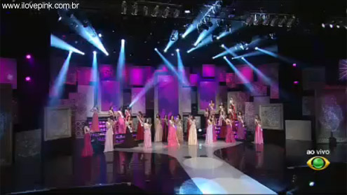 I Love Pink - Vestidos cor de rosa do Miss Brasil 2011