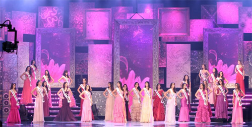 I Love Pink - Vestidos cor de rosa no Miss Brasil 2011