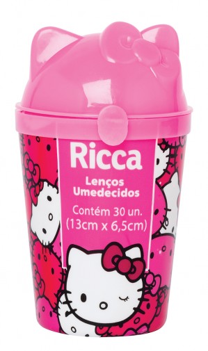 Lenços Umedecidos Hello Kitty Ricca