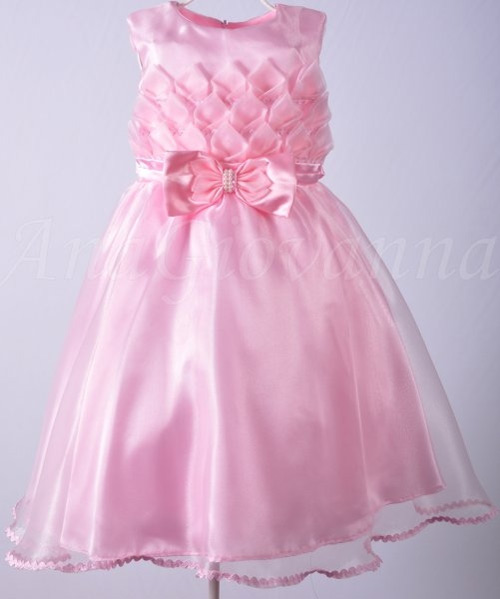 Vestidos de festa cor de rosa para meninas