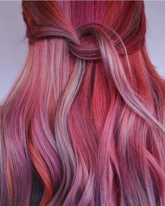 Flamingo hair - tendência 