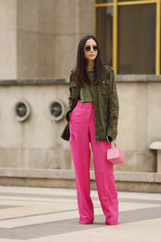 Pink é a nova tendência do Paris Fashion Week