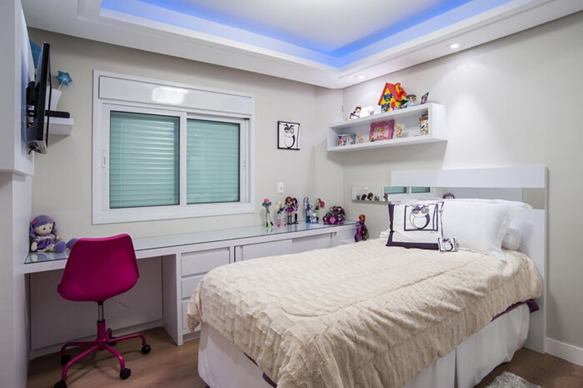 Decoração de quarto feminino